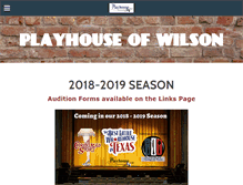 Tablet Screenshot of playhouseofwilson.com